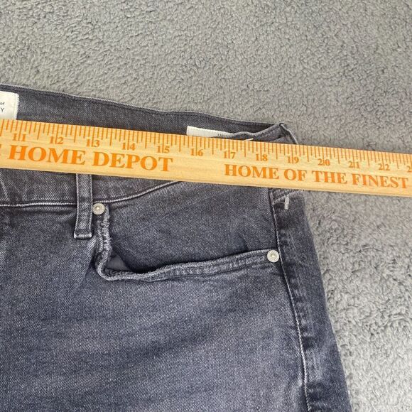 Citizens of Humanity Emerson Mid Rise Relaxed In Black Wash Sz 33 - Picture 4 of 14